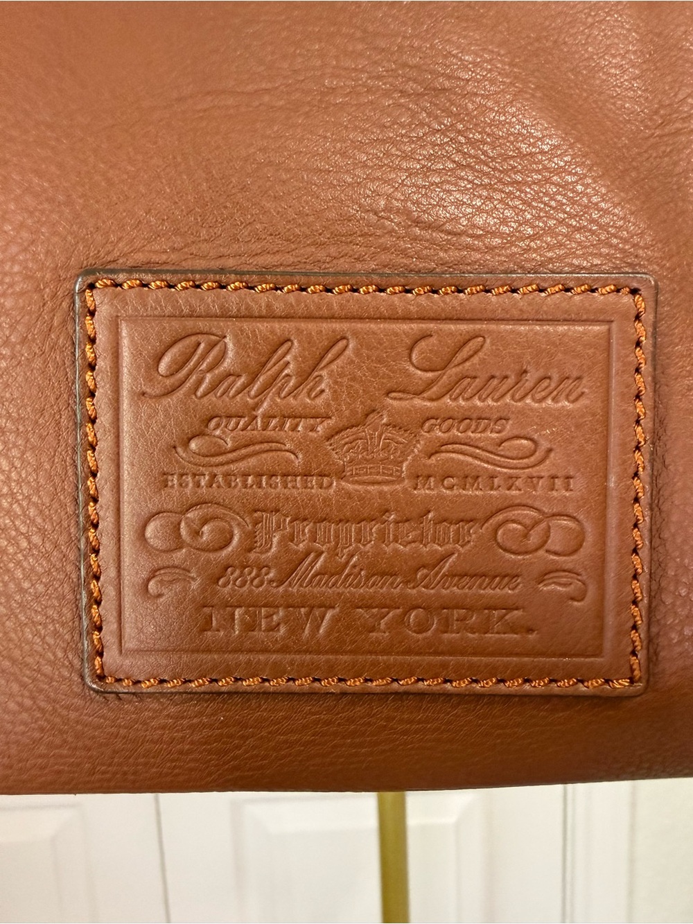 Ralph Lauren Collection Calfskin Leather Stirrup Tote - Picture 5 of 17